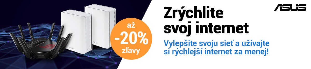 Zrýchli svoj internet s ASUS routermi!