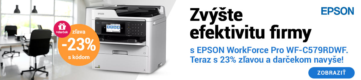 Zvýšte efektivitu firmy s EPSON WorkForce Pro WF-C579RDWF