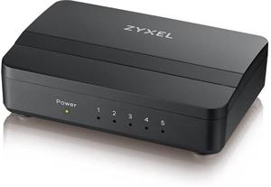 Zyxel GS-105S 5-portový gigabitový ethernetový stolový prepínač, QoS