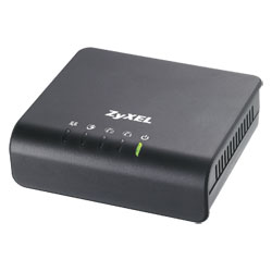 ZyXEL P-2702R VoIP station gateway, SIP + 2x FXS, NAT routing
